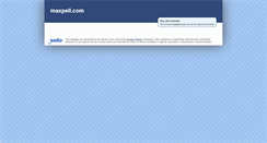 Desktop Screenshot of maxpell.com